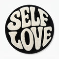 SELF LOVE Rug Matte Black - shot 1