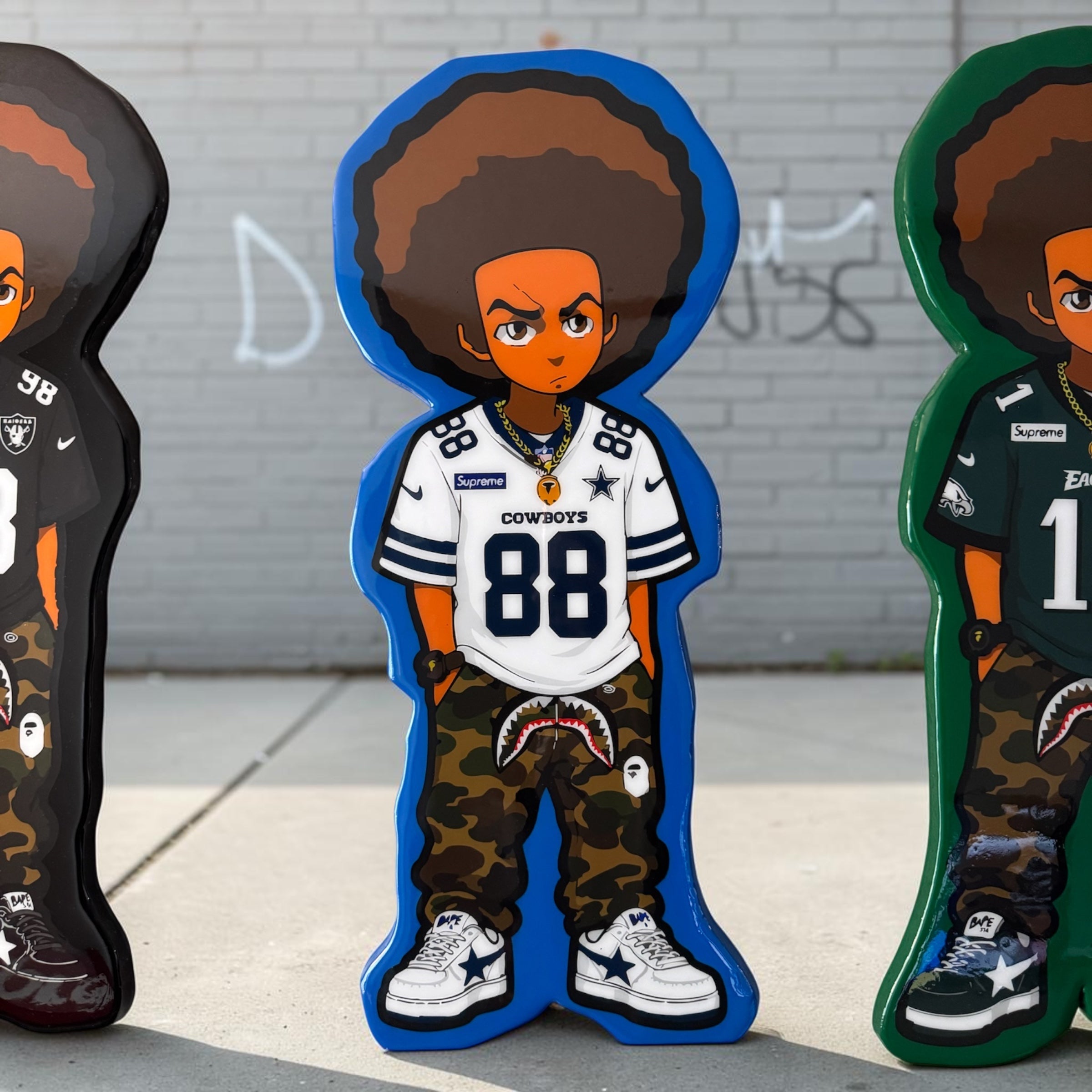 Animated Cartoon Jersey Wall Art