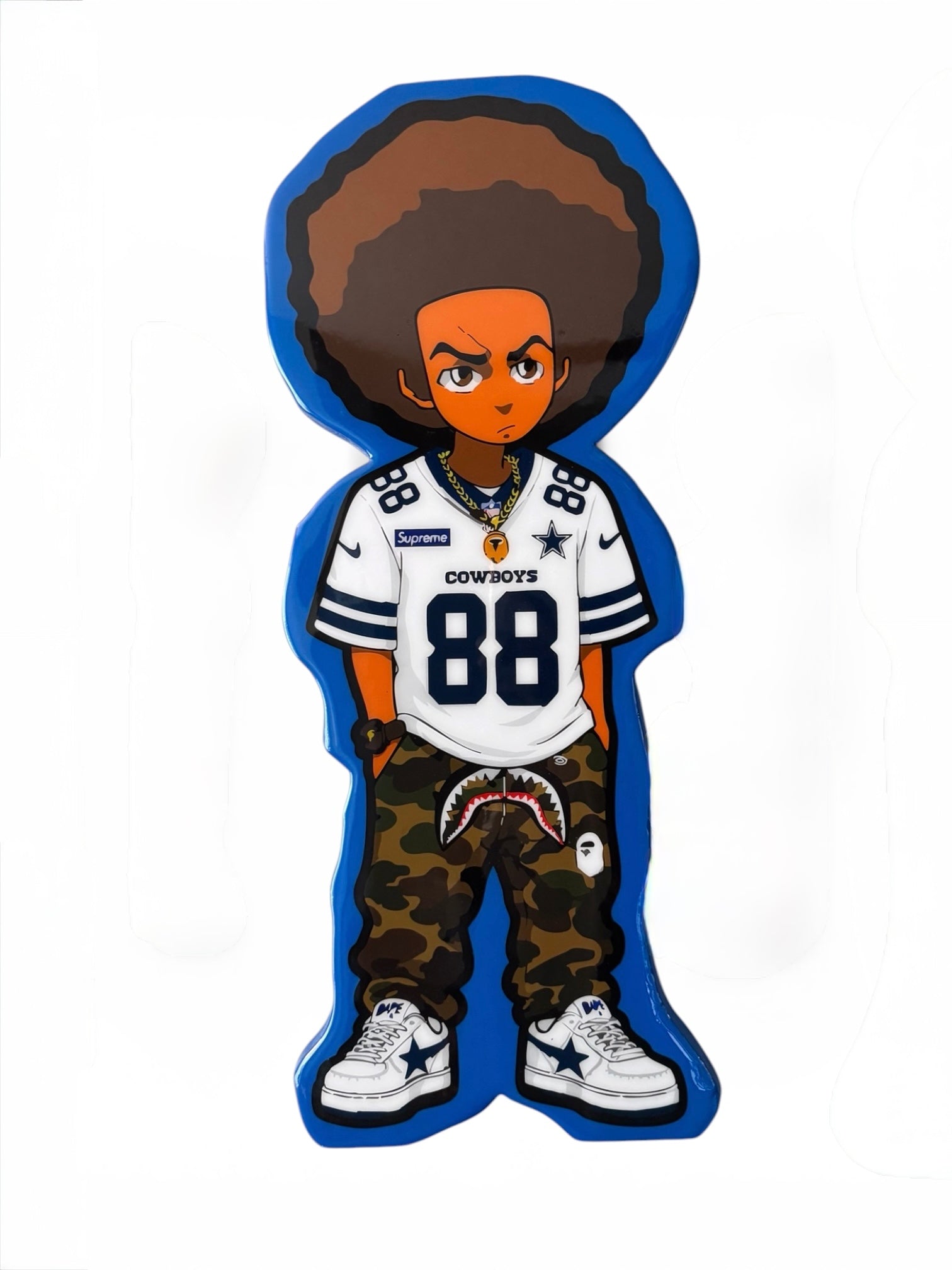 Animated Cartoon Jersey Wall Art