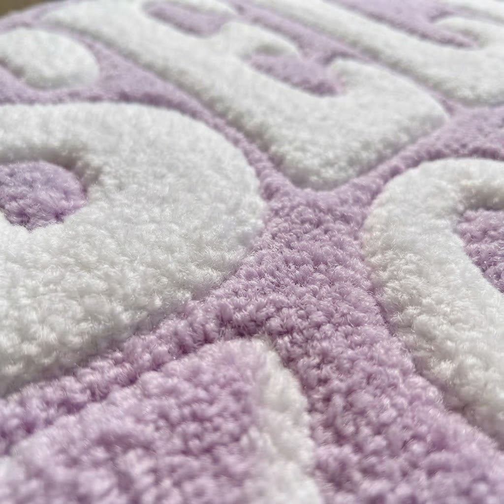 SELF LOVE Rug Soft Lavender - shot 3