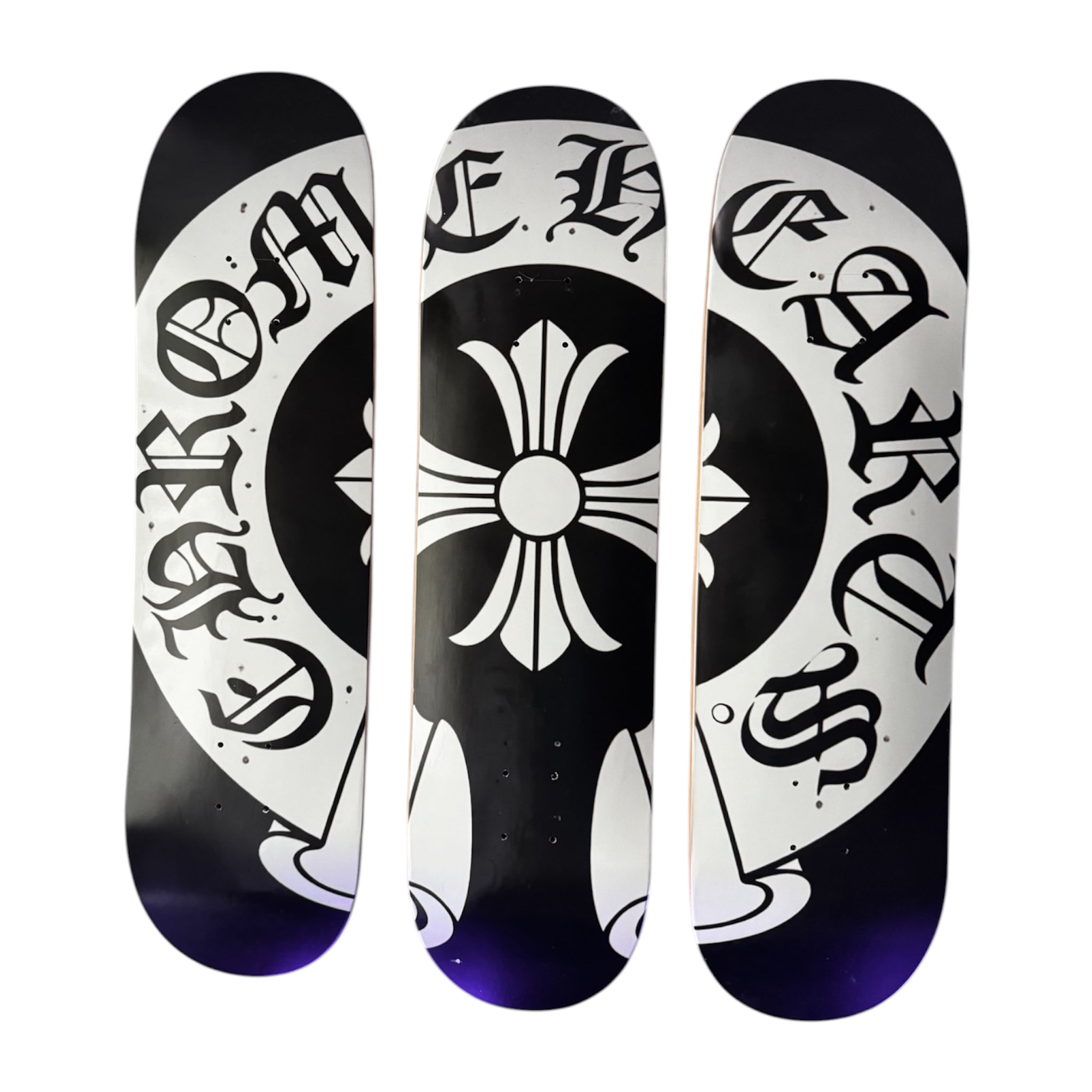 Cross Emblem Skateboard Set (3 Pcs)