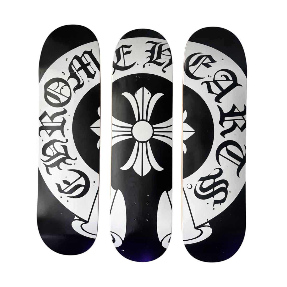 Cross Emblem Skateboard Set (3 Pcs)