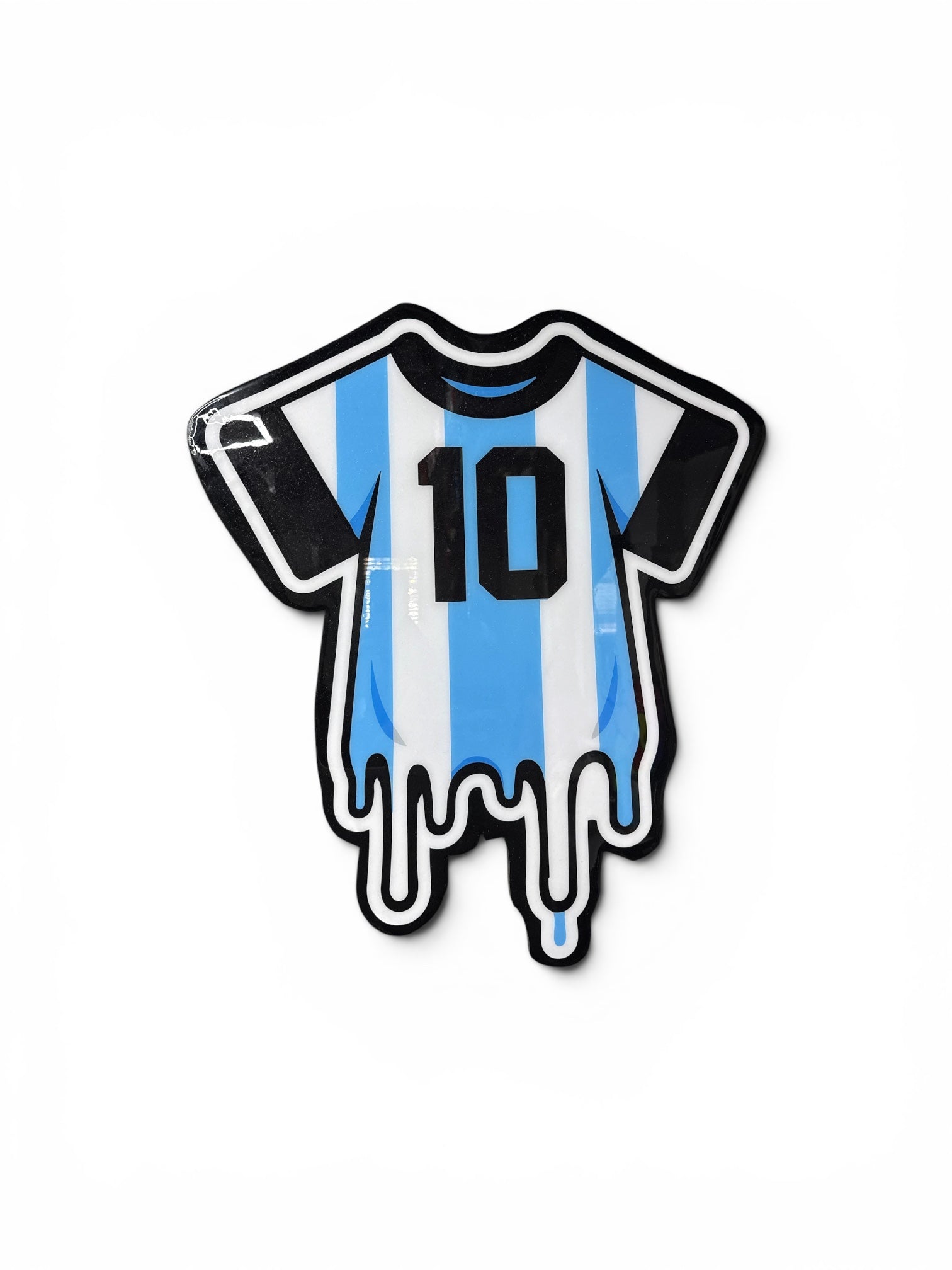 Soccer jersey custom wall art hand-crafted piece