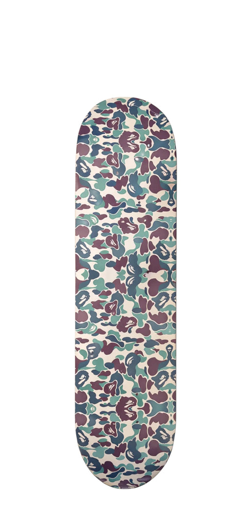 Camo Ape custom skateboard deck design