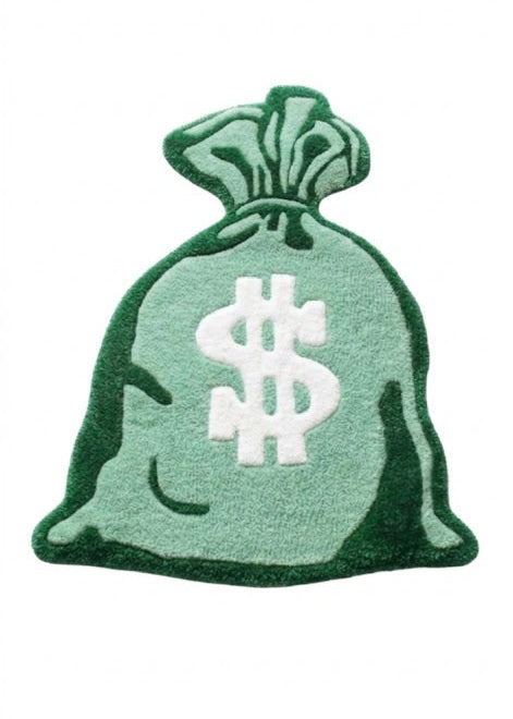 HIS Moneybag hand-tufted custom rug